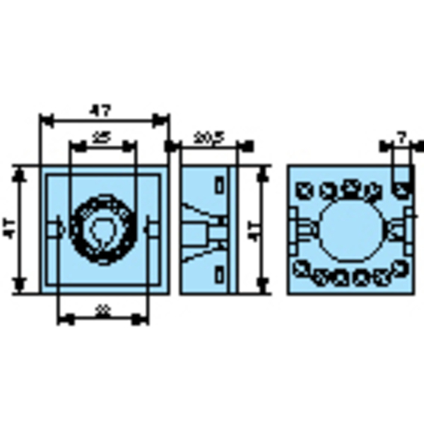 Crouzet 11-Pin Back Connecting Socket 79694002